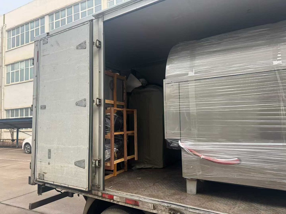 k8凯发DCCZ9-16大型炒货机发往河南平顶山